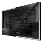 Specchio LED Rettangolare | Pulsanti touch | Funzione anti-appannamento | Luce bianca fredda - Reyze Serie Edge Modello 2